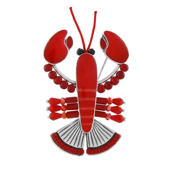 Online Mr Lobster Broche